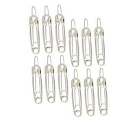 minkissy 12 Pièces Épingle à Cheveux Cerceaux Femmes Grandes Pinces à Cheveux Pinces Barrettes Pour Cheveux Barrette à Cheveux Femme Masque Capillaire Ruban Silver Alliage