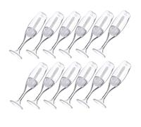 minkissy 12 Pièces Flacons En Verre De Vin Tubes De Brillant à Lèvres Transparents Flacon De Voyage Pour Parfum Trousse De Brillant à Lèvres De Vide Plastique