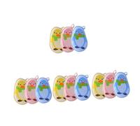 minkissy 12 Pièces gommage pour le bain des enfants portable moufles enfants pouf de bain bébé éponge de bain pour tout-petit serviette de pour le corps boules de bain pour bébé