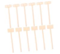 minkissy 12 pièces Mini Maillets Bois pour Garçon Fille Marteaux Éducatifs à Texture Lisse Jouets de Motricité pour Garçons et Filles