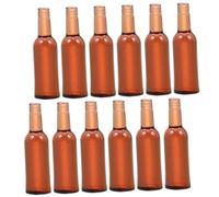 minkissy 12 pièces Miniature Beer Bottle Models Mini House Accessories Lightweight Dollhouse Decorations Realistic Tiny Bottles for Kitchen and Living Room Scenes
