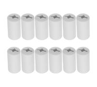 minkissy 12 Pièces Sécurisateur Blanc en Plastique Installation Détachable de Cordon Mécanisme Condensateur et Protection Accidents pour Stores Verticaux et Romains pour Personnes Âgées
