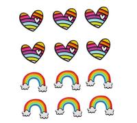 minkissy 12Pièces Broches Acryliques Arc de Accessoires de Vêtements pour Occasions Festives