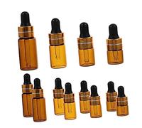 minkissy 12pièces Lot de Flacons Compte-gouttes Verre pour Huiles Essentielles et Parfums Faciles à Transporter Utiliser