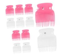 minkissy 12pièces Pincettes pour Bigoudis Chauffants Lot de Pinces à Cheveux Outil de Coiffure pour Femmes et Filles Design Portable Sécurité Pendant Utilisation