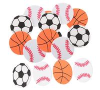 minkissy 150 feuilles Stickers Éponge Autocollants DIY pour Garçon Fille Ballons de et Baseball Décorations Adhésives Colorées pour Vitres Carnets Réfrigérateurs