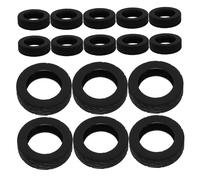 minkissy 16 Pièces Soft Silicone Luggage Wheel Protectors Covers for Suitcase Travel Accessories Noiseless Replacement for Suitcase Wheels