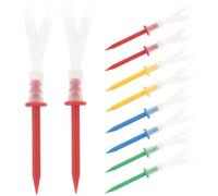 minkissy 16 Pièces Tee de Golf en Plastique Incassable pour Entraînement, Longueur Optimale pour Drives Plus Longs et Swing Régulier, pour Parcours de Golf Couleur Aléatoire