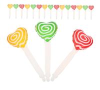 minkissy 18 Pcs Ballons Gonflables Forme de Coeur et Bonbons Transparants Décorations de Fête Ludiques pour Mariages et Photobooth