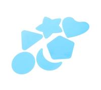 minkissy 18 Pcs Moule De Coiffure Coups De Cheveux Machine à Couper Les Cheveux Tondeuses à Cheveux Bébé Tondeuses à Cheveux Pour Enfants Clippers Hair Gel De Silice Blue