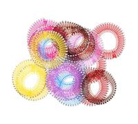 minkissy 18pièces Peigne Cheveux Élastique Rond Extensibles Pour Cheveux Naturels Et Synthétiques Bandeau Souple Plastique Outil Coiffure Polyvalent Pour Bouclés Épais Et Ondulés