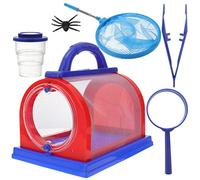 minkissy 1Ensemble Kit Observation Capture Insectes pour Exploration Extérieure et Activités Éducatives Filet Insectes et Outils de Collecte