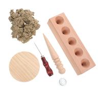 minkissy 1ensemble Moule à Cônes Moxa Outil De Fabrication De Cônes Diy Pour Moxibustion à Grand Modèle De Hêtre Surface Adapté Production Série