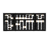 minkissy 1Pièce Abacus Bois pour Garçon Fille Boulier Chinois Perles Outil Éducatif Mathématiques Matériaux et à Transporter