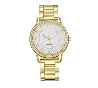 minkissy 1pièce Montre Femme Chic Éclatante à Lumière Luminous Bracelet Acier Inoxydable Style Étudiant Et Professionnel