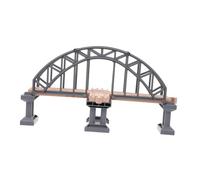 minkissy 1Pièce Pont de Train Miniature Accessoires de Chemin de Éducatif pour Garçon Fille Apprentissage et Créativité Aménagement de Scène avec Piste Lâche pour Garçons