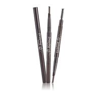 minkissy 2 1 crayons à sourcils malette plastique pinceaux sourcils crayon contour des yeux crayon à sourcils imperméable trousse brosse sourcil pinceau crayon à sourcils brosse à sourcils