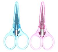 minkissy 2 Ciseaux à Broder en Acier Inoxydable Housse de Protection, Mini Ciseaux de Couture Légers et Portables, pour Scrapbooking, Loisirs Créatifs et Coupe Précise des Fils, Lot de 2