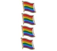 minkissy 2 Ensembles Badges Colorés Arc Ciel Émail Pour Vêtements Broches Gay Accessoires De Mode Lgbt 2 Pièces * 2