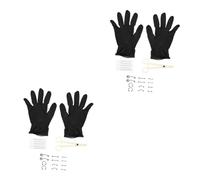 minkissy 2 Ensembles Bijoux de piercing bijoux perçants fournitures de perçage Kit de piercing corporel charme de piercing en acier inoxydable boucle d'oreille en acier inoxydable pp Silver