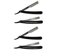 minkissy 2 Ensembles Rasoir Manuel Pour Homme Coiffeur Para Biseau Double Rasoirs Pour Couper Les Cheveux Rasoir Coupe Choux Rasoir Droit Rasoir Homme Rasoir Sécuritaire Black 2 Pièces * 2