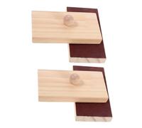 minkissy 2 Paires Block Musical Portable pour Garçon Fille Rythmique à Main avec Effets Sonores pour Éducation Musicale et Activités Collectives