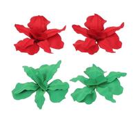 minkissy 2 Paires boucles d'oreilles gouttelettes de fleurs pétales breloques de boucles d'oreilles en forme de fleur clous de bijoux floraux bijoux de charme