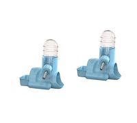 minkissy 2 Pièces Abreuvoir Hamster Biberon pour Hamster Mangeoire pour Hamsters Animal De Compagnie Eau De Hamster Mangeoire à Eau pour Lapin Trucs pour Animaux De Compagnie Blue Plastique