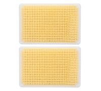 minkissy 2 Pièces Back Scrubber With Strong Bristles For Shower Wall Exfoliating Massage Pad Body Brush For Deep Cleaning And Relaxing Spa Experience At Home