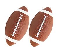 minkissy 2 Pièces Balle de Rugby Gonflable Junior pour Entraînement Extérieur Garçon Fille Ballon et pour Précision et Force