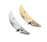 minkissy 2 Pièces Barrettes Lune Pince Cheveux Accessoires Pour Cheveux De Lune Coix De Cheveux De La Lune Épingle à Cheveux De La Lune Épingle à Cheveux Croissant De Lune Alliage De Zinc