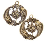 minkissy 2 Pièces Boucle Chic en Laiton Or pour Décoration de Vêtements et Boutons de Bagages, Accessoire Rétro Élégant Qui Ne Change Pas de Couleur ni Ne S'efface