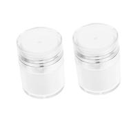 minkissy 2 Pièces Bouteille De Contour Des Yeux Dispensateur De Lotion Soin Du Visage Parfum Nettoyant Trousse Pompe Hydratante Flacon De Mousse Liquide Acrylique Blanche