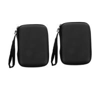 minkissy 2 Pièces étui pour glucomètre portable Étui de rangement pour moniteur de fournitures de médecin pochette de portable de rangement Unité centrale Black