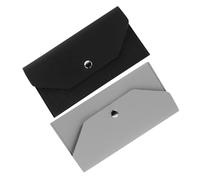 minkissy 2 Pièces Ladies Wallet Compact Snap Closure Coin Purse Portable Cash Organizer for Travel and Daily Use