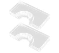 minkissy 2 Pièces Localisateur de Balle de Billard en Acrylique Facile à Nettoyer, Accessoire Pratique pour Billard Améliorant la Performance de Jeu Lors des Parties de Snooker
