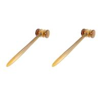 minkissy 2 Pièces masseur graisse corps rouleau en mousse patin à roulettes pour rouleau massage guasha rouleau de massage en corne de boeuf rouleau de massage résistant cornes Brown