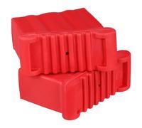 minkissy 2 Pièces Patins Protection Stable Bruit Rouge Antidérapants en Caoutchouc pour Pied D'échelle Adaptés aux Entrepôts et Maisons Adaptés aux Entrepôts et Maisons