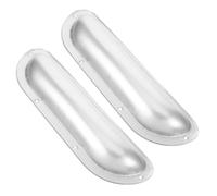 minkissy 2 Pièces Plateau à Pièces de Rechange pour Machine de Jeu en Métal | Monnayeur Argenté, Surface Lisse sans Bavure, pour Bornes D’arcade et Machines de Change