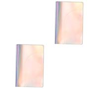 minkissy 2 Pièces Pochette de Passeport Transparent Multifuntionnelle Étui Pratique pour Documents de Voyage pour Cartes et Billets