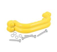 minkissy 2 pièces Poignées de Sécurité Antidérapantes pour Aire de Jeux Accessoires de Poignée de Balançoire Cadre Escalade Plastique Lot de Jaune pour Équipements de Loisirs Intérieurs et