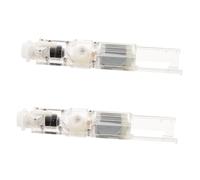 minkissy 2 Pièces Pompe à Dent Transparent Remplacement de Coeur de Pompe Plastique Haute Pression pour Irrigation Accessoire Compact et Portable pour Nettoyage Oral Professionnel