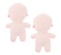 minkissy 2 pièces Poupée Peluche Adorable avec Squelette et Corps Polyvalent pour DIY Collection et Décoration Poupée Inachevée Mignonne pour et