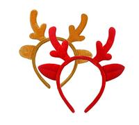 minkissy 2 Pièces Serre-tête De Noël Décoratif Peluche Cerceau De Cheveux De Noël Cerceau De Cheveux