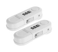 minkissy 2 Pièces Verrou Placard Freezer Door Lock with Password Child Safety Cabinet Door White Abs