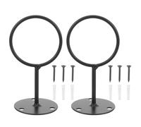 minkissy 2 Sets Support Mural de Baseball et Présentoirs Balles de Golf en Fer, Installation Facile, Gain de Place, Décoration Créative pour Rangement et Exposition