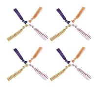 minkissy 20 Élastiques Noués pour Cheveux de Sport en Tissu, 20 Pièces pour Filles et Athlètes, Fonctionnalité Double Usage, Prévention Cuir Chevelu, pour Événements de Cheer et Matchs