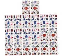 minkissy 20 Feuilles De Papier De Transfert Autocollant Drôle D'Halloween Autocollants De Créatifs Autocollants De Tatouage Autocollants De D'Halloween