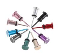 minkissy 20 Pièces Bouchons Anti-poussière pour Téléphone Portable avec Outil Éjecteur Carte Sim Protection Port Jack Audio Compatible Téléphone Portable Accessoire Carte Sim et Pratique