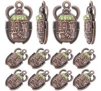 minkissy 20 Pièces Breloques Scarabée en Alliage pour Collier Chaîne DIY Bracelets Pendentifs 2.6X1.6 CM Motif Vintage Adapté aux Bijoux Égyptiens